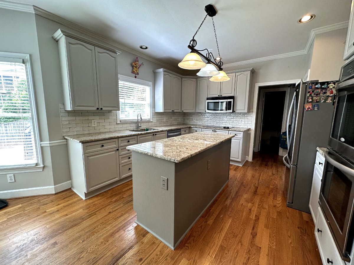 After — Cabinet Refinishing