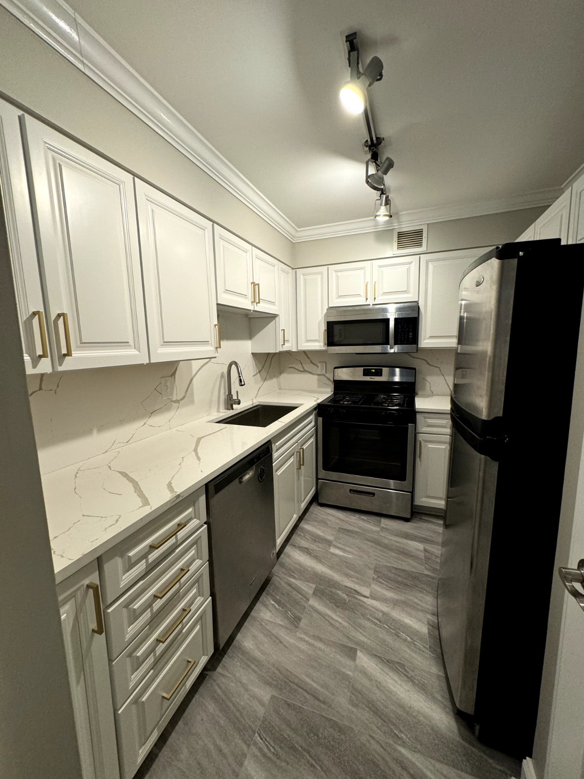 After — Cabinet Refinishing