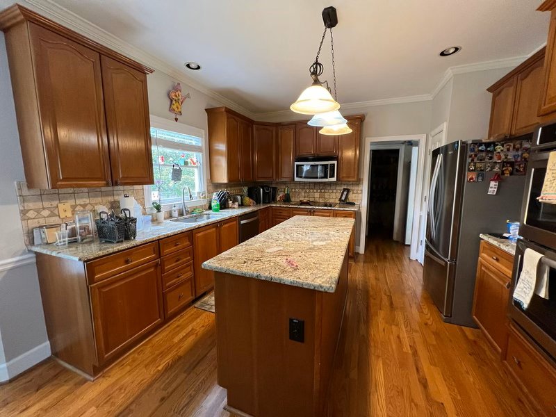 Before — Cabinet Refinishing